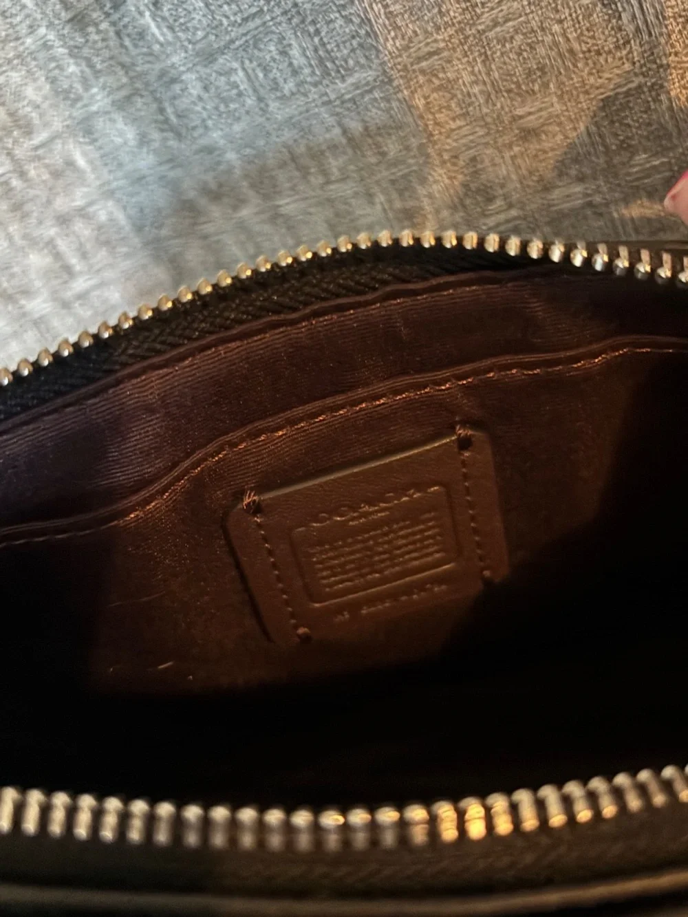 Coach Double Zip Crossbody Bag In Signature Canvas